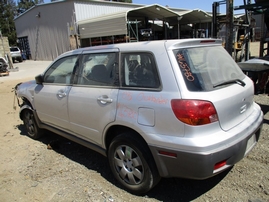 2003 MITSUBISHI OUTLANDER LS SILVER 2.4L AT 2WD 163780 